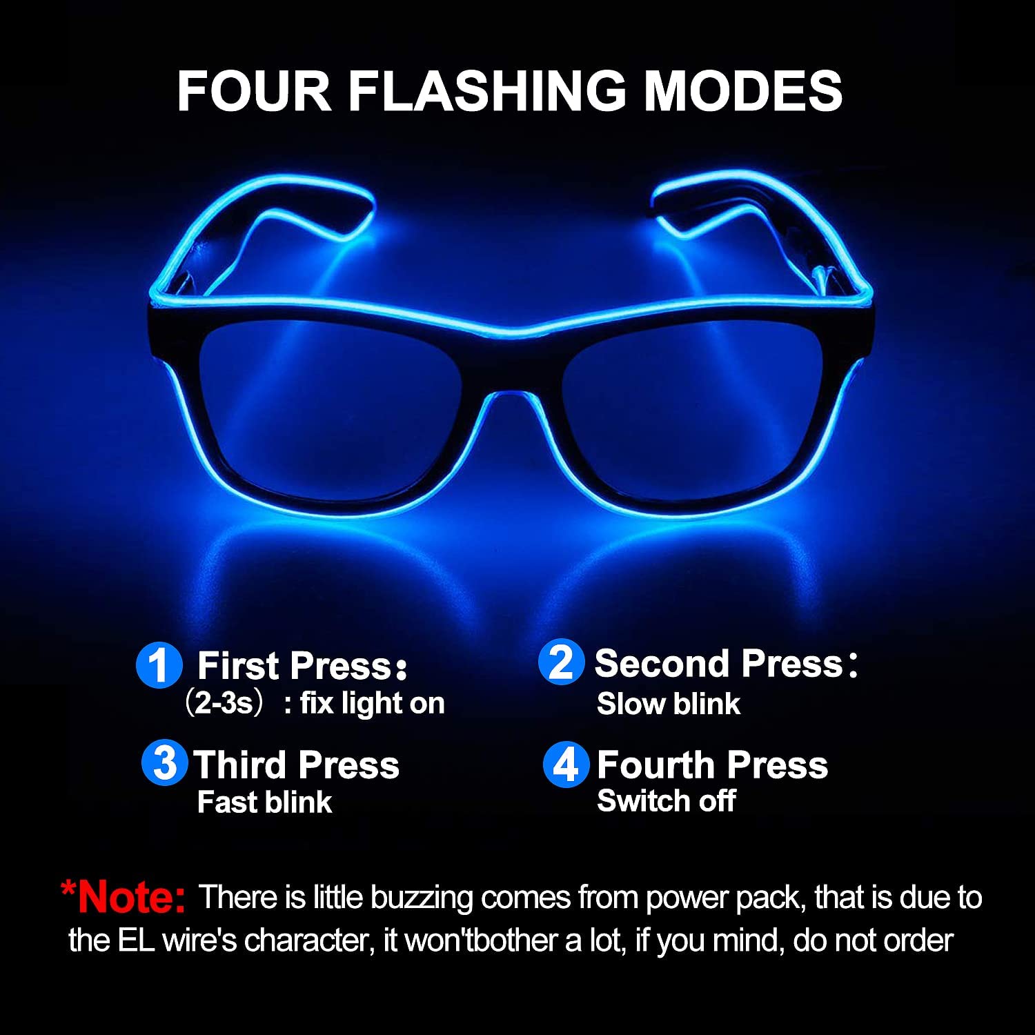 30 Pack LED Glasses Patriotic Party Glasses Glow in The Dark Party Sup –  SOOOEC